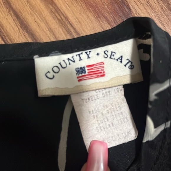 Vintage Country Seat Black Flower Dress for Women - Picture 2 of 3